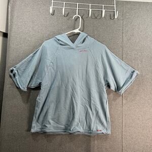 Peace Love World French Terry Sweatshirt Sweatshirt Faded Blue, X-Small